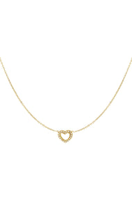 diamond heart necklace