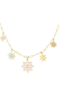 charm necklace bloom & blink