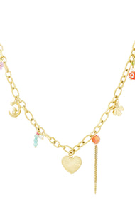charm necklace loop dreams