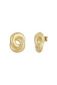 infinity twist earrings