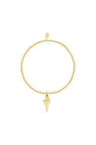 simple seashell bracelet