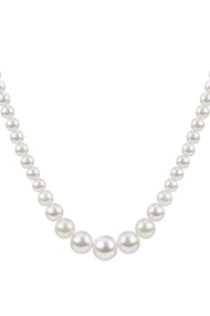 Honey pearl necklace -20mm