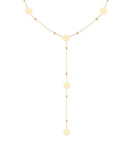 long necklace circles all over