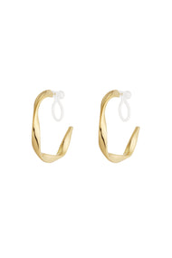 Curve Clip Earrings