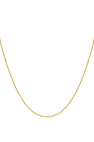 Solid bead necklace-2.5mm