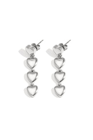 Stainless Steel Dangle Earrings Heart Casual Daily Simple Series Women's jewelry