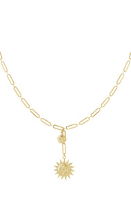 Double Sun Necklace