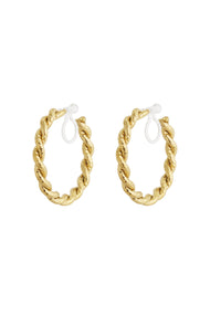Luxe hoops Clip Earrings