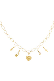 Big heart DIY Necklace