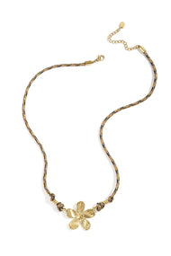 Stainless Steel Pendant necklaces Flower Casual Daily Simple Series Women's jewelry