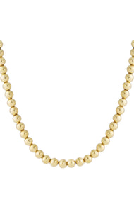 Hollow bead necklace-12mm