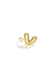 Statement ring funky heart