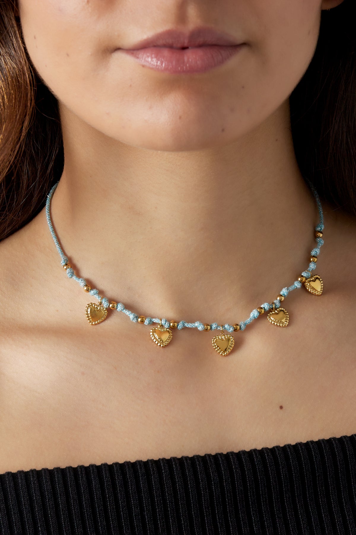 Cozy hearts necklace