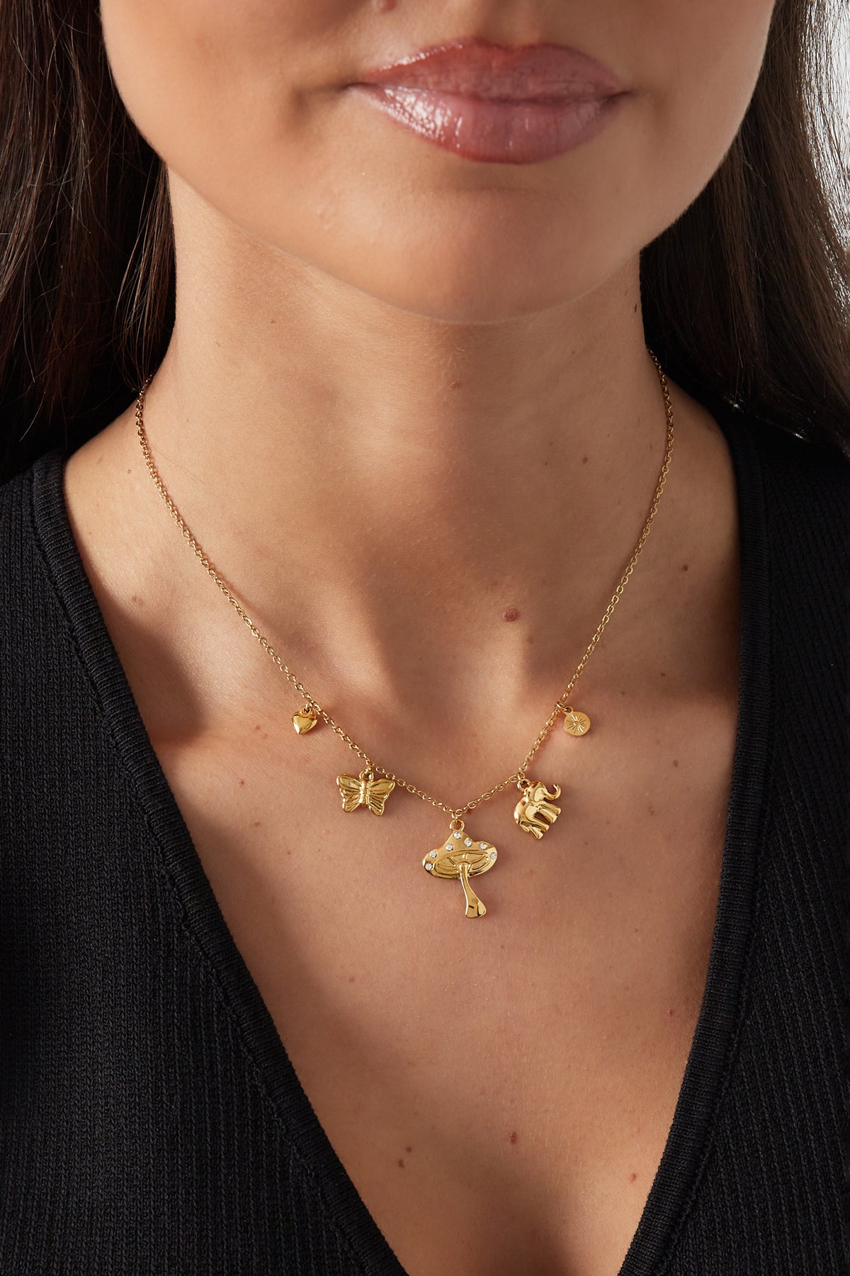 charm necklace angel energy