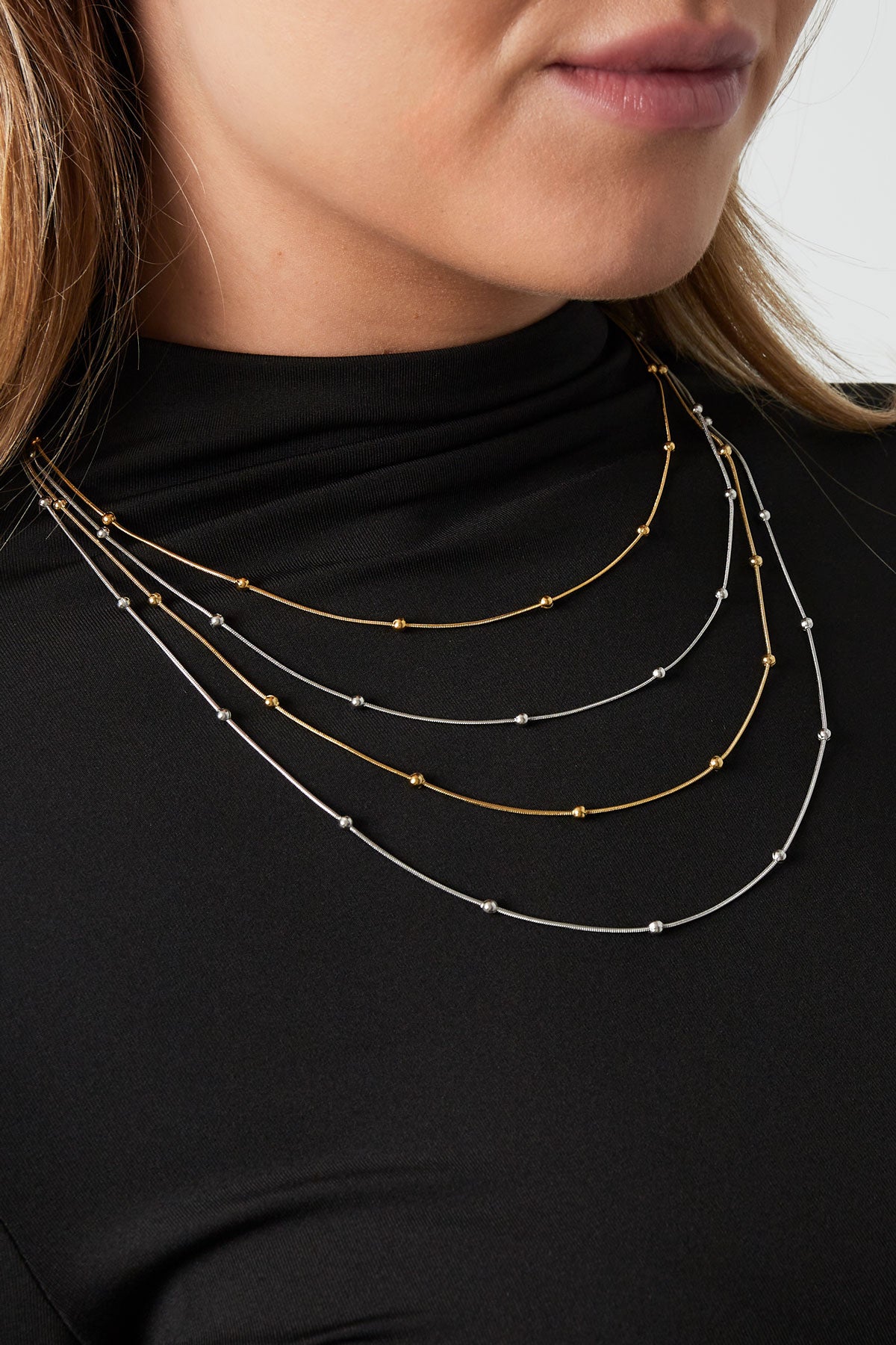 dotty layers necklace