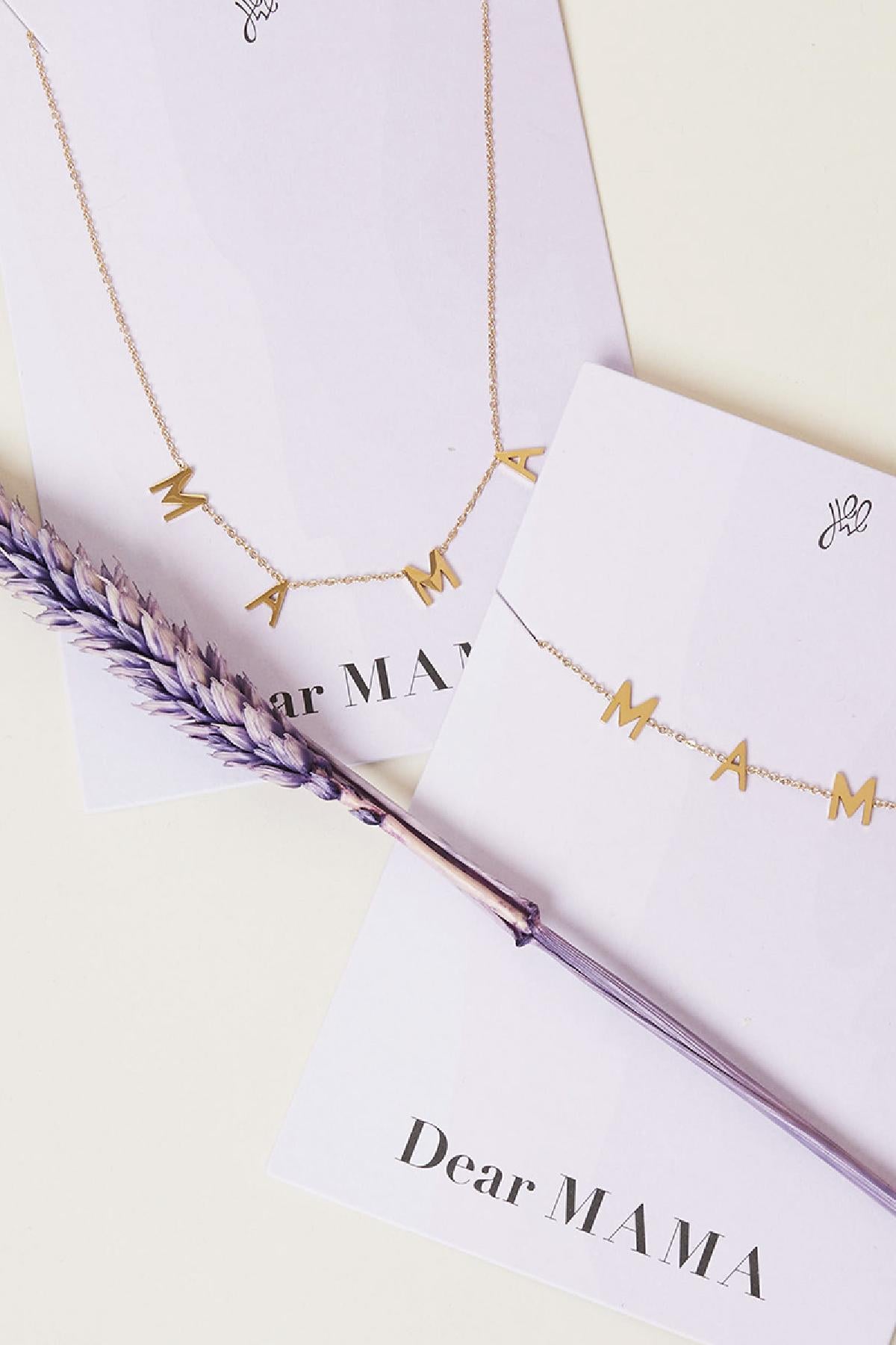 Bracelet Dear Mama Silver Color Stainless Steel