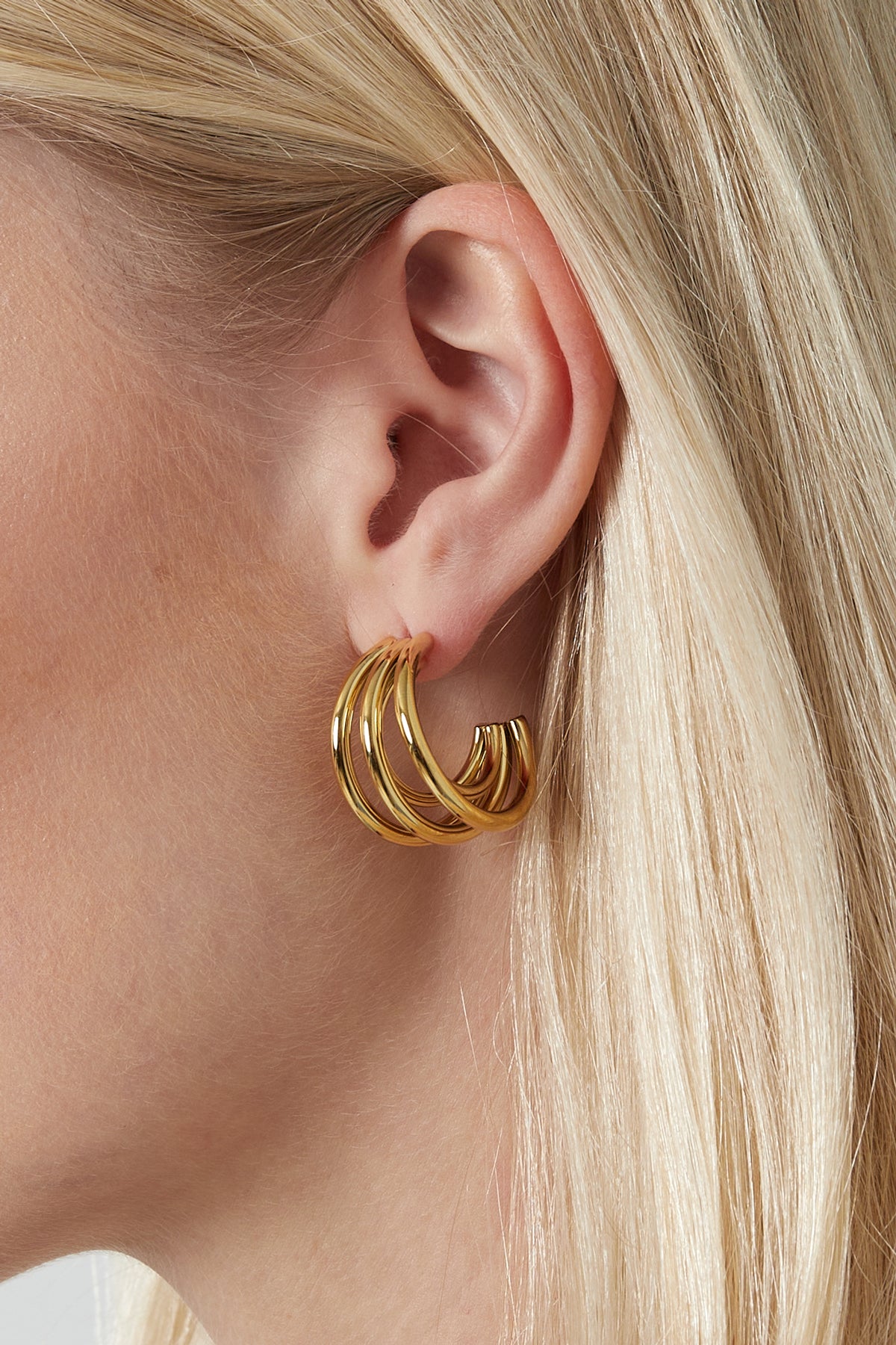 double twisted love earrings