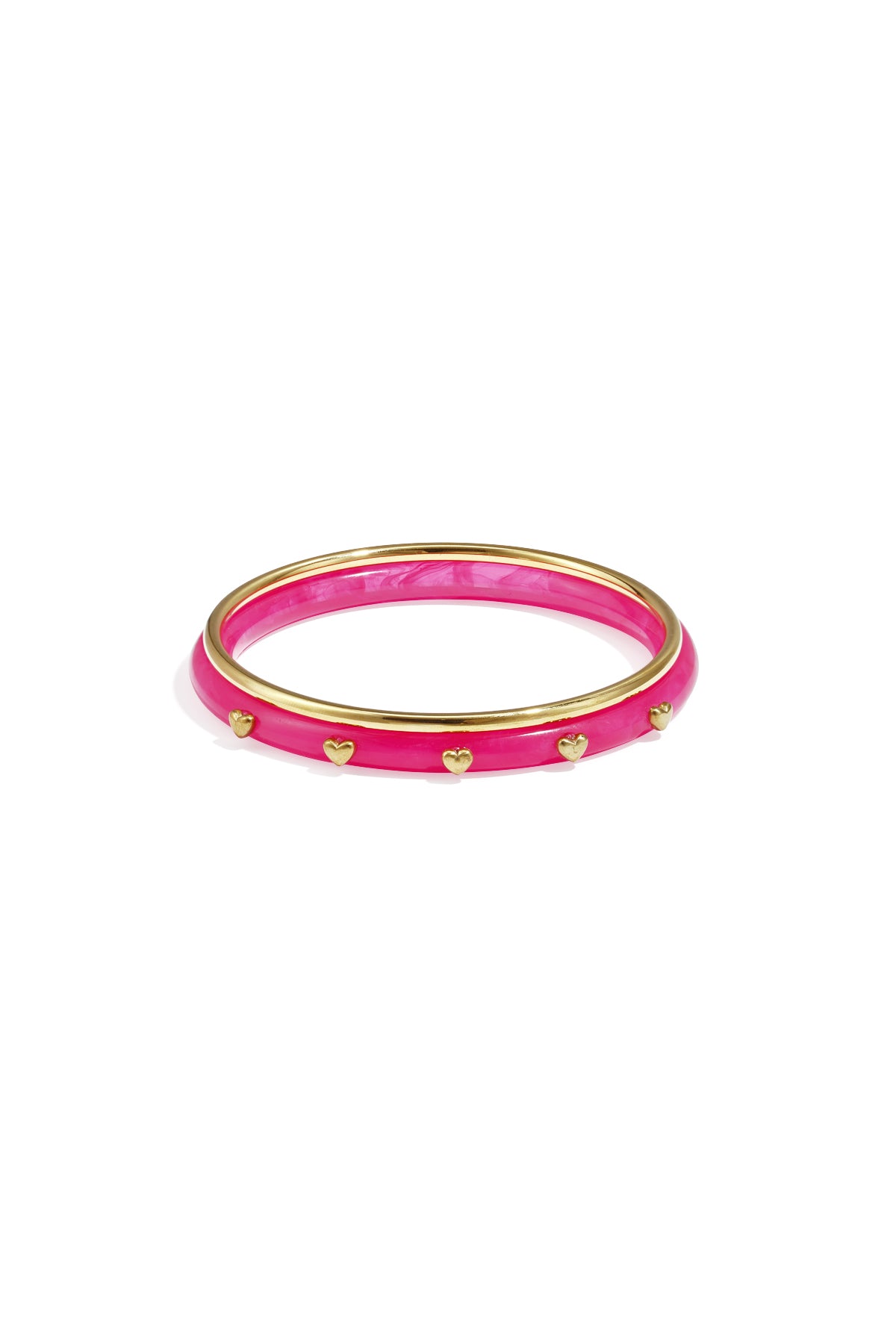 Bangle set with heart detail