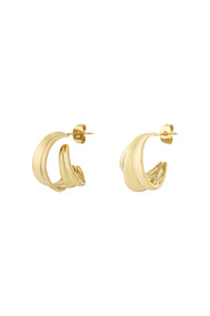 Polished loop earrings