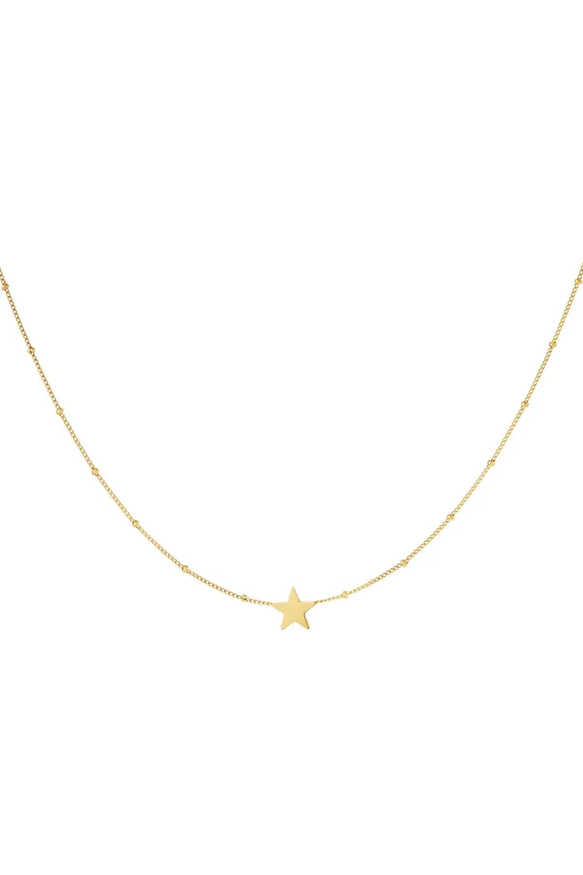 stainless steel necklace star