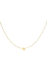 stainless steel necklace star
