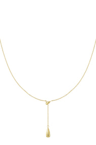 necklace with drop charm