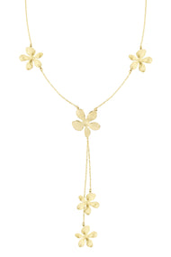 long flower party necklace
