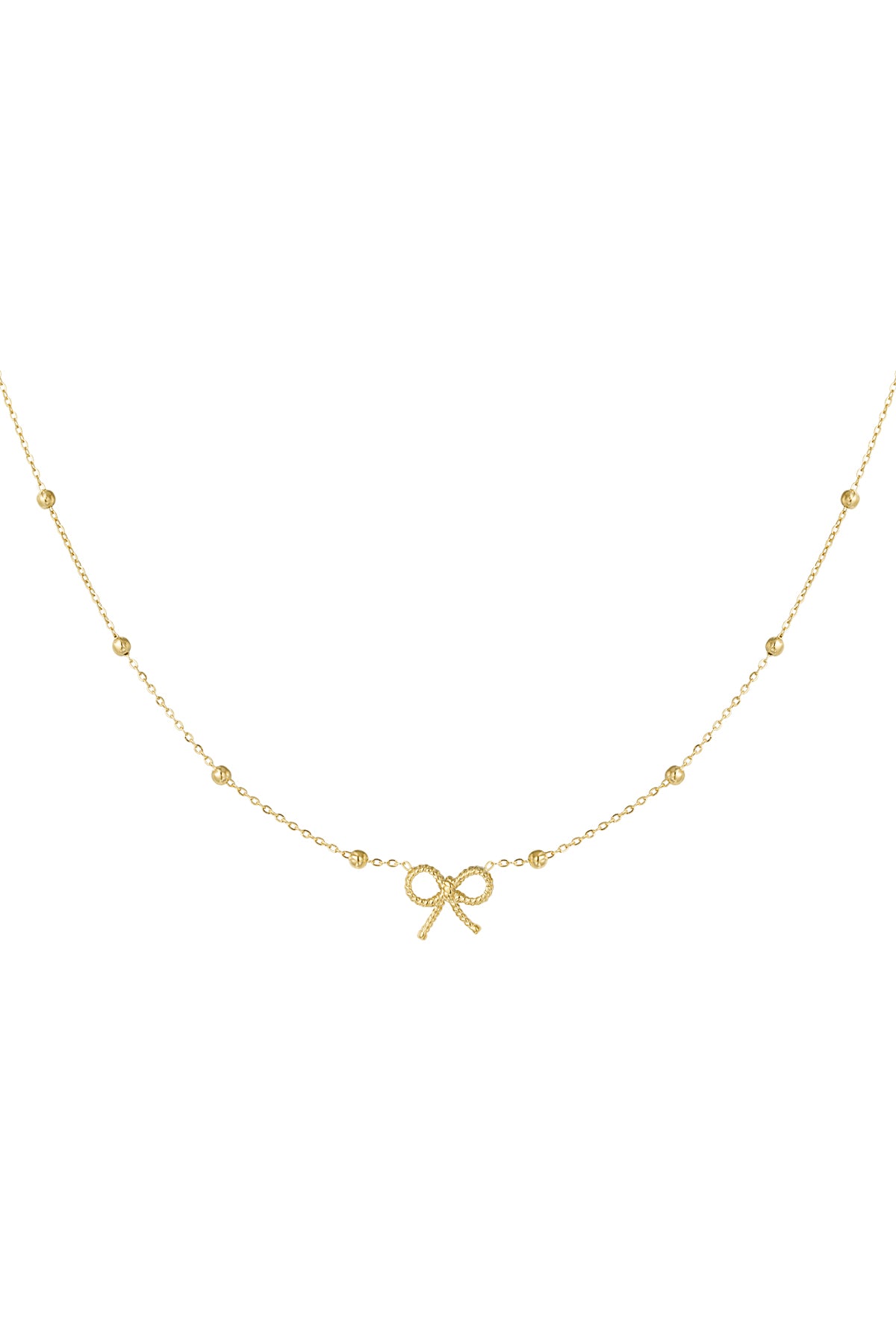 necklace bow basic