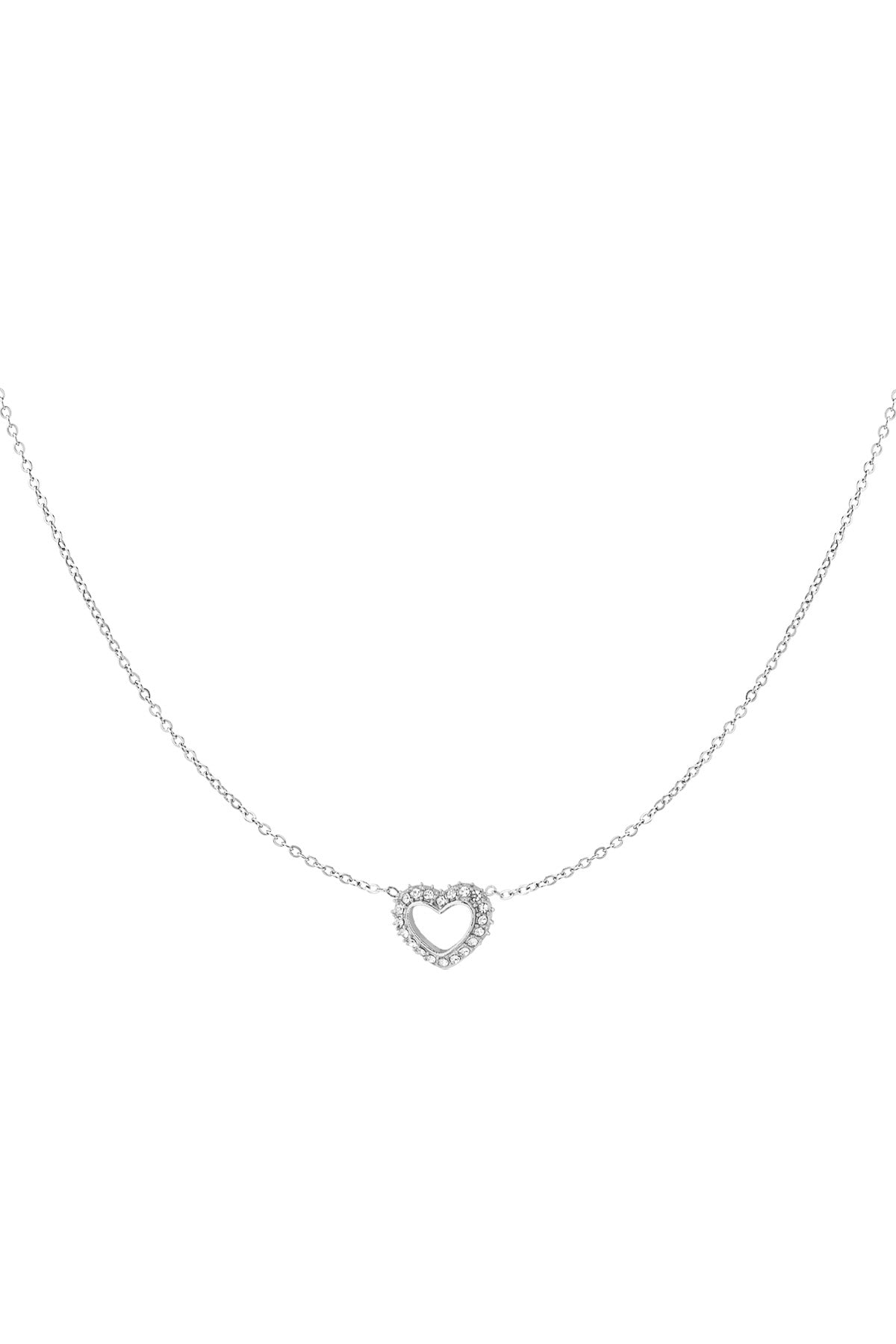 diamond heart necklace