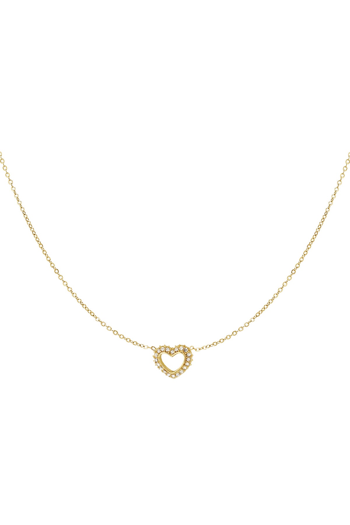 diamond heart necklace