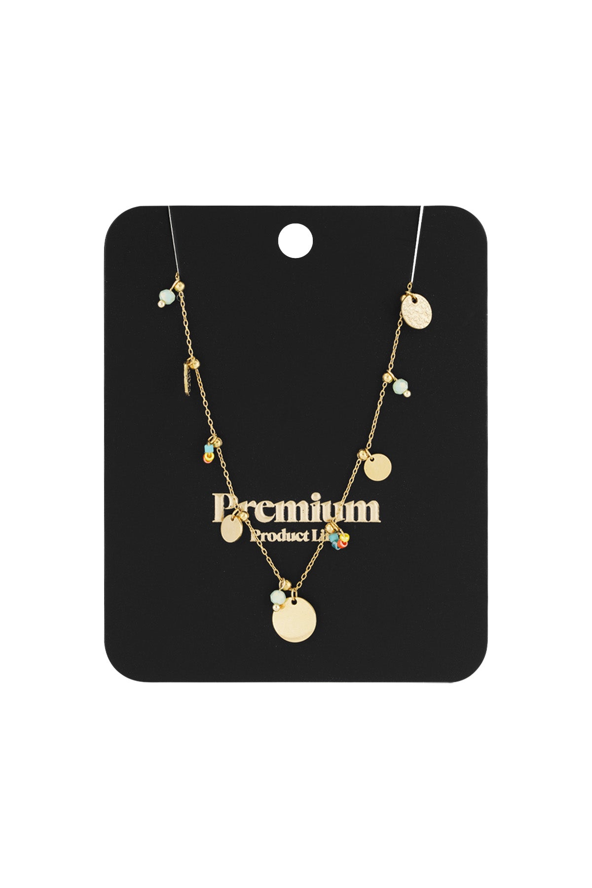 color pop coins necklace