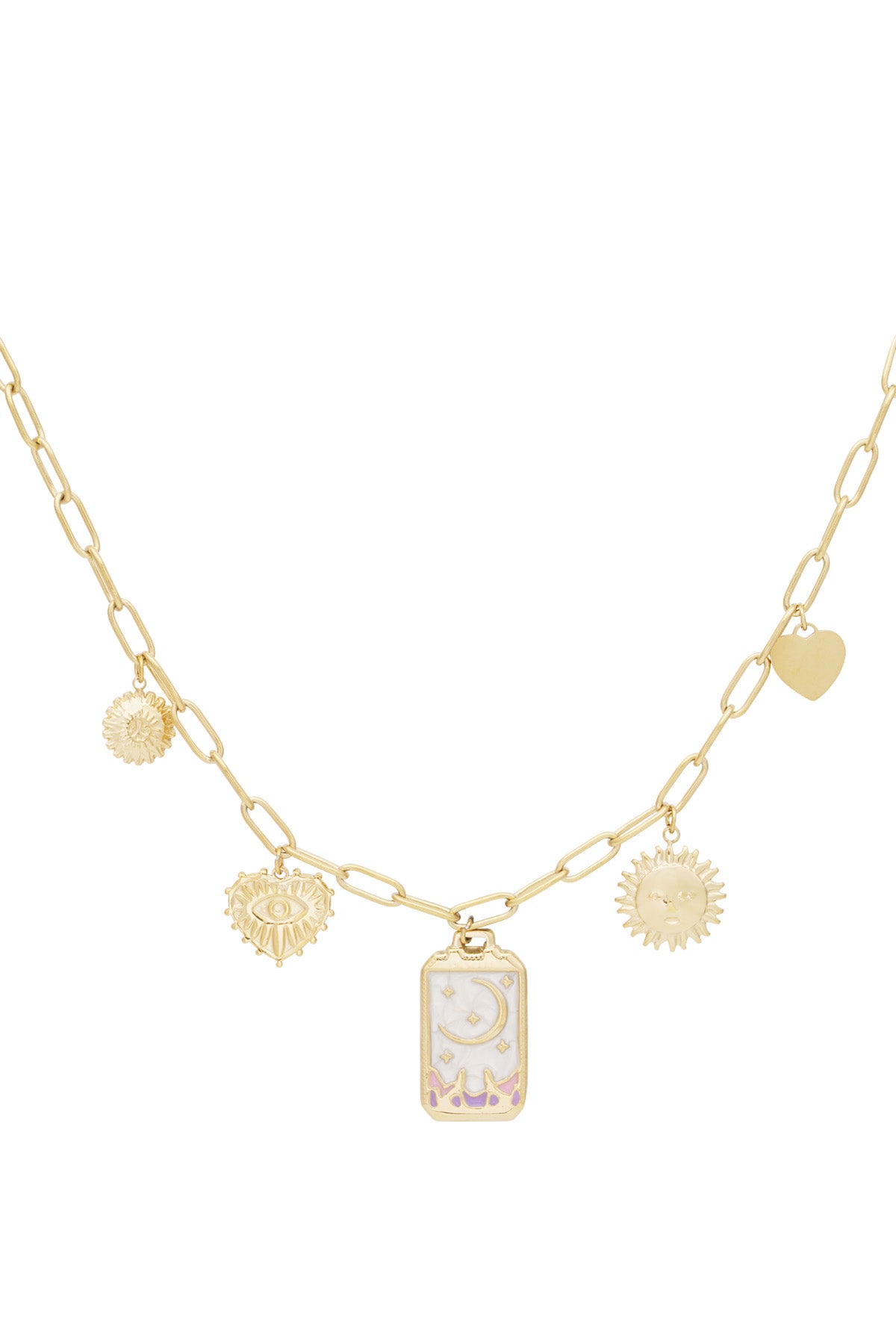 charm necklace magic moon