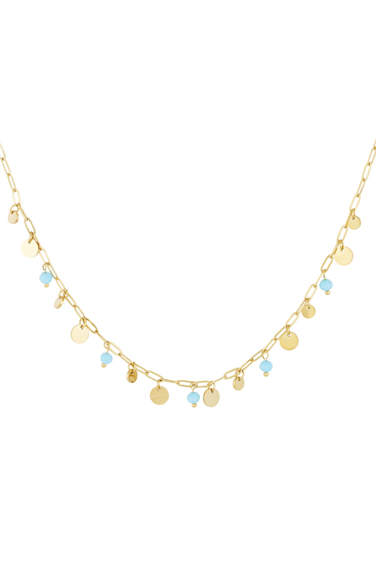 necklace mix of Gold color and red