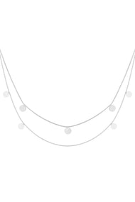 double necklace coins