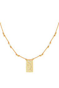 moony necklace - orange &
