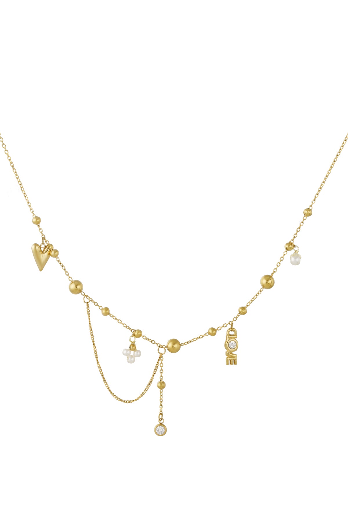 connected love necklace