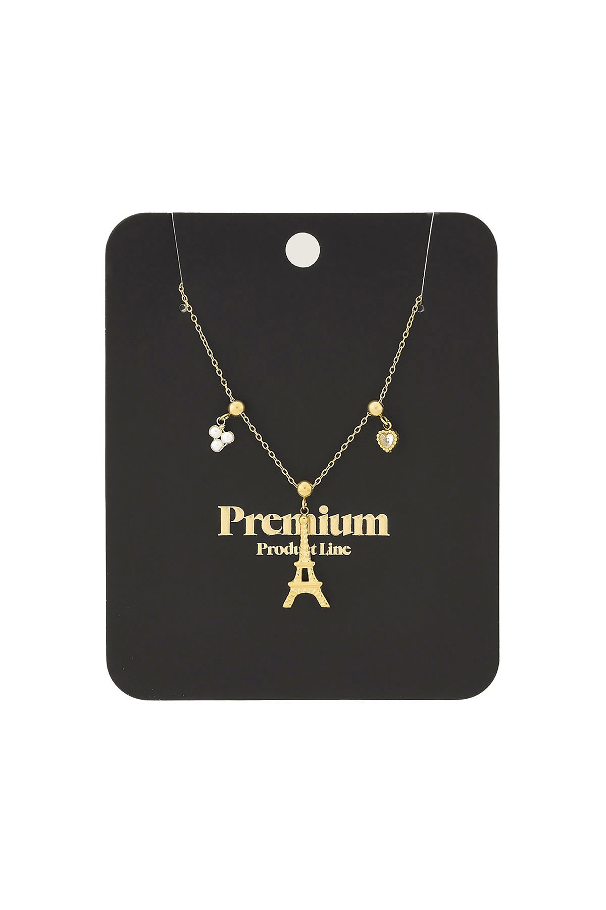 Eiffel tower necklace