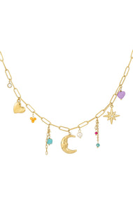 love you to the moon and back necklace