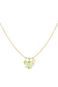 beachside necklace - green &