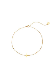 Bracelet Classic Cross Gold Color Stainless Steel