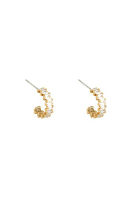 Earrings In Style Gold Color Copper
