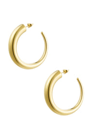 earrings round matte