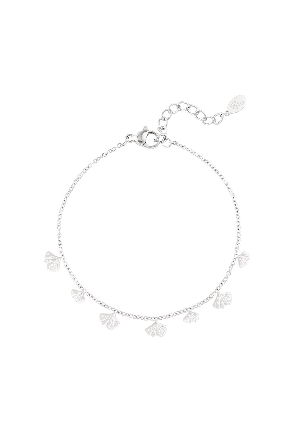 Classic bracelet with shell charms - Silver Color color