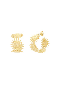golden rays earrings