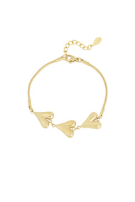 hearts unfolded bracelet