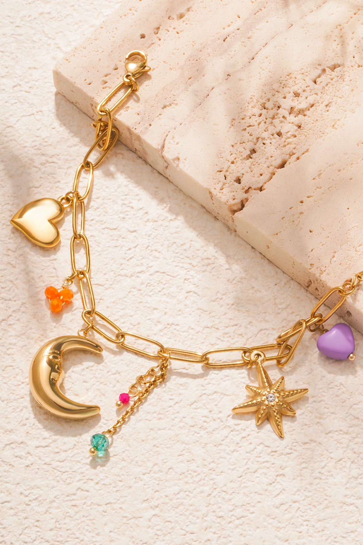 Charm bracelet Moon light