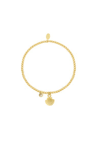 simple bracelet sparkly shell