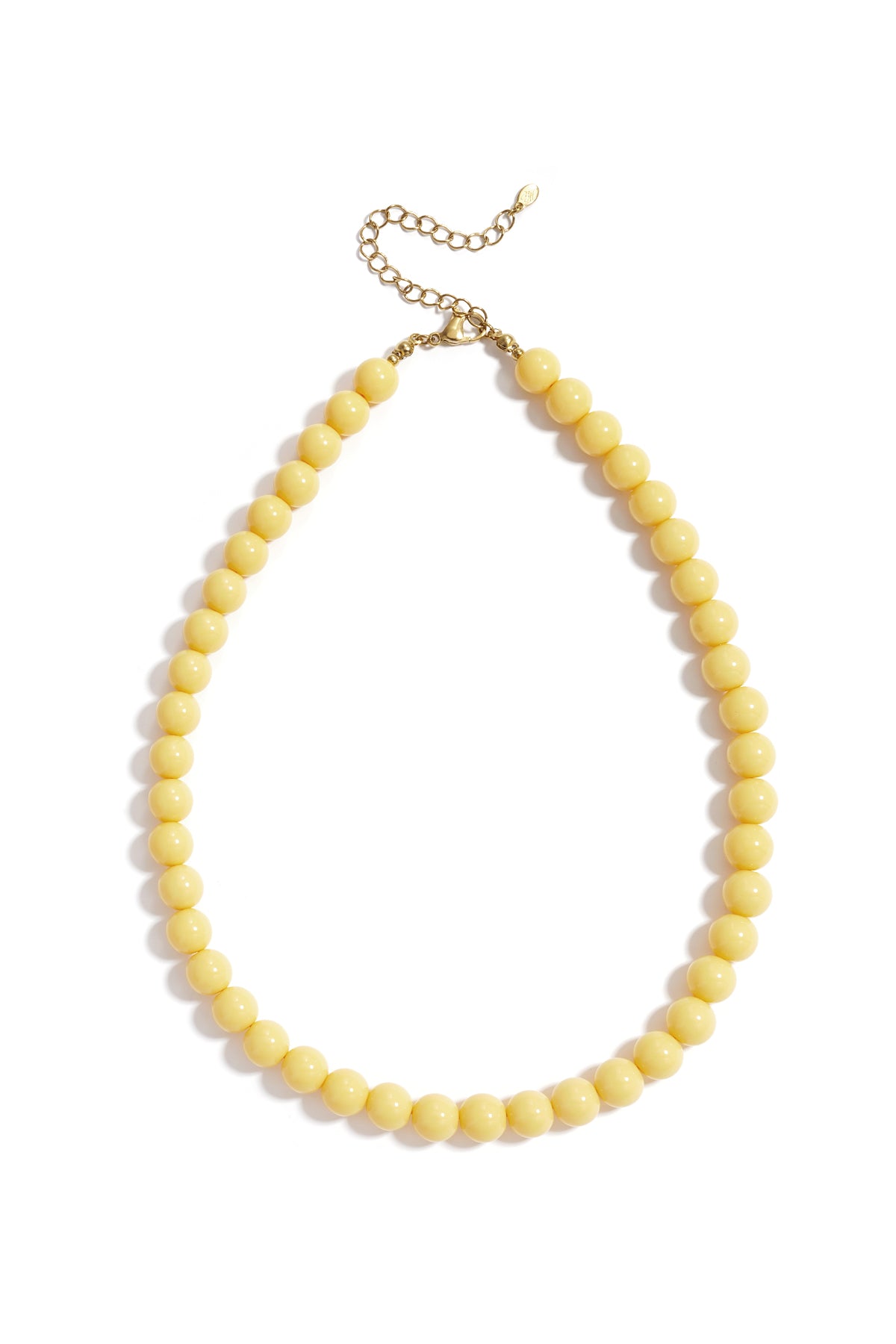 Necklace with medium beads-10mm