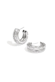 Iron Hoop Earrings circle Elegant Christmas Luxurious Series Women's jewelry