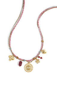 Stainless Steel Pendant necklaces Flower Casual Daily Simple Series Women's jewelry